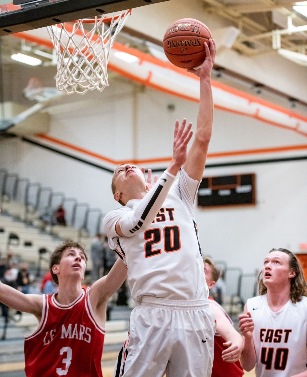 East vs Le Mars basketball